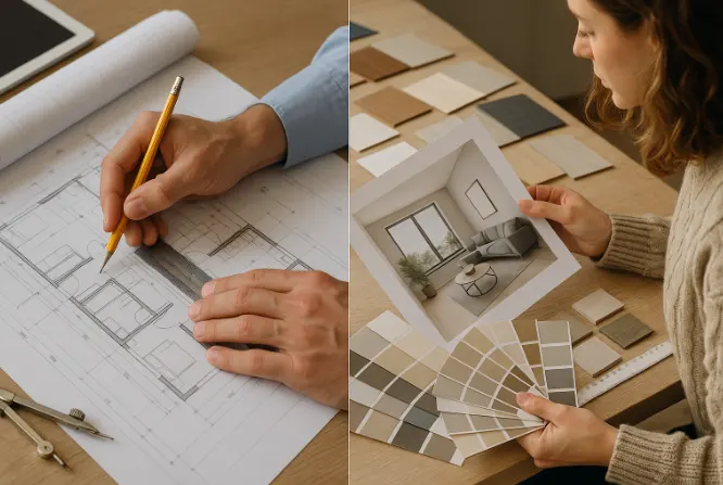 The Difference Between Architectural and Interior Design